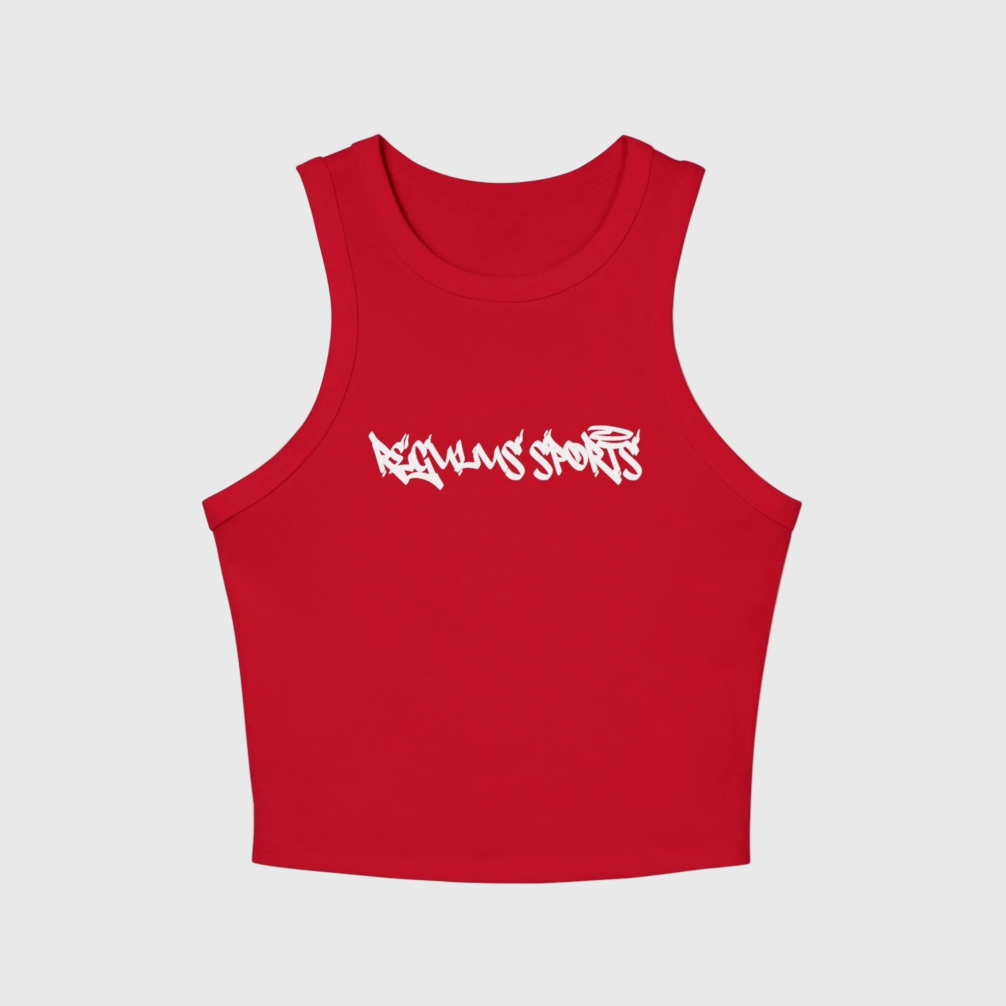 Women's Graffiti Tank Top - White Tag – Regulus Sports