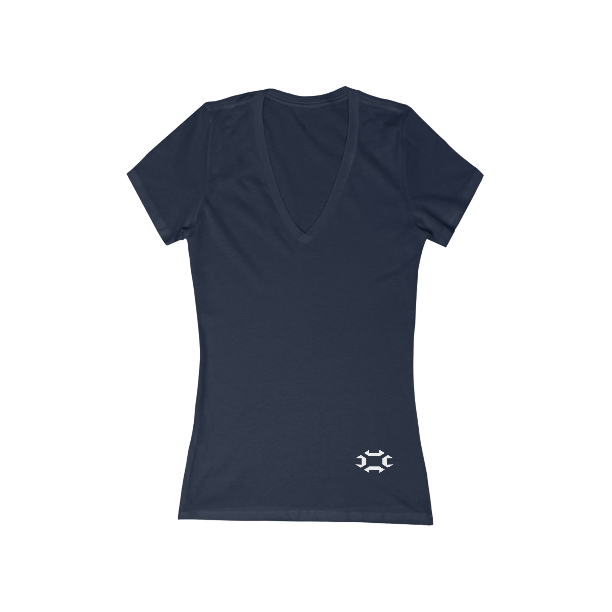 Women's Jersey Short Sleeve Deep V-Neck Tee - V-neck - Regulus Sports